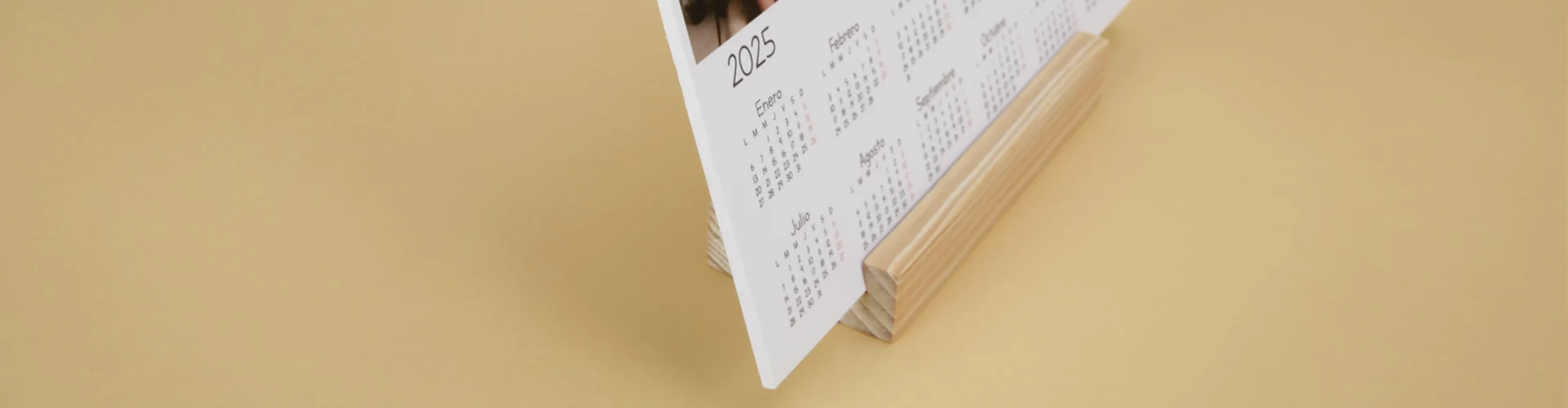 Calendario de sobre mesa Forex impreso a una cara